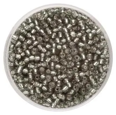 Produktbild von Glorex Rocailles Silbereinzug 2,6 mm 17 g, grau