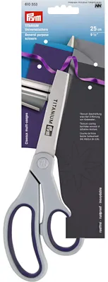 Produktbild von Prym 610553 TITANIUM Universalschere 9 1/2'' 25 cm, Blau