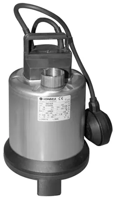 Productafbeelding van Dompelpomp voor vuil water, 0,75 pk, draagbaar en automatisch, roestvrij staal, LOWARA DOC7VX