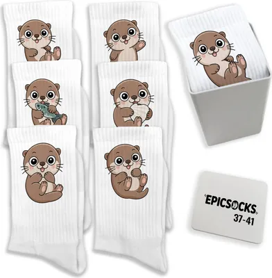 Produktbild von epicsocks Otterglück Socken in 37-41 im