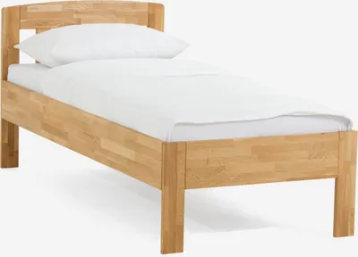 Produktbild von Dico Massivholz Einzelbett Komfortbett Seniorenbett 420.03, Wildeiche natur geölt