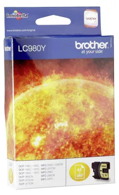 Image de Brother LC980Y cartouche d'impression jaune