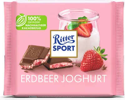 Produktbild von Ritter Sport Erdbeer Joghurt 100g
