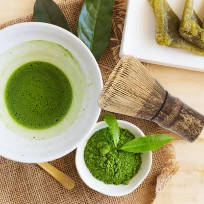 Zdjęcie produktu dla Trzepaczka do herbaty matcha wykonana z bambusa w japońskim stylu, akcesoria do przygotowywania herbaty matcha, bambus, 120 zębów