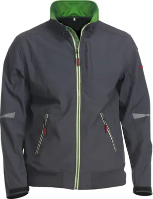 Produktbild von Arbeitsjacke, Softshell, grau/grün, Größe L