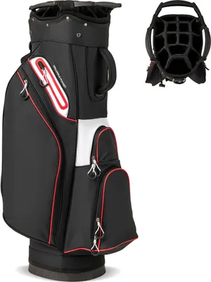 Produktbild von GOPLUS Golfbag, leichte & tragbare Golftasche, Golfschlägertasche mit 14-Fach-Top, 6 Taschen, Regenschutzhaube, Griffe, verstellbarer Schultergurt
