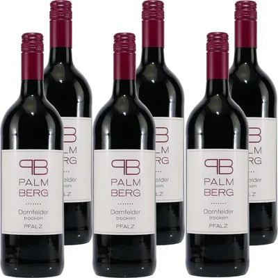 Produktbild von Palmberg Dornfelder QbA -trocken- (6 x 1,0L)