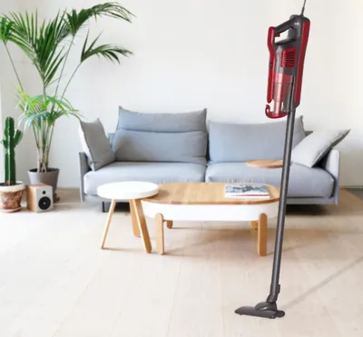 Produktbild von 2 in 1 Stiel Staubsauger 600W, beutellos, leicht und leise mit Zyklon-Technik