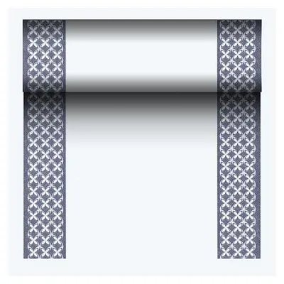 Produktbild von Papstar Tischläufer, stoffähnlich, PV-Tissue Mix "ROYAL Collection" 24 m x 40 cm "Delft", 4 Rollen