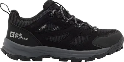 Zdjęcie produktu dla Jack Wolfskin Vojo Tour Texapore Mid Hiking Shoes Black EU 35 Boys,Girls Black EU 35