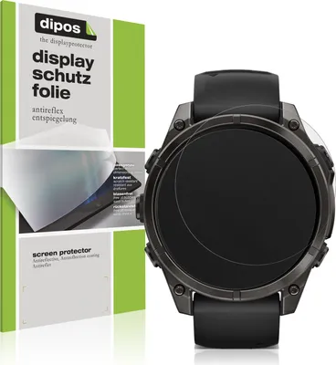 Produktbild von 6x Schutzfolie für Garmin Tactix 8 47mm AMOLED matt Displayschutzfolie Folie Display Schutz dipos