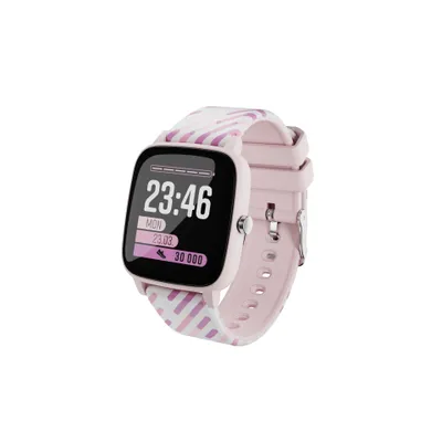 Zdjęcie produktu dla Smartwatch dla dzieci LAMAX BCool Pink: aktywność, tętno, sen, IP68, 1,4” dotykowy ekran, 5-7 dni pracy, Bluetooth 5.0, 2 paski, gry, powiadomienia