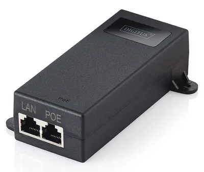 Obrázek produktu pro Digitus DN-95104-1, Gigabit Ethernet, 10,100,1000 Mbit/s, 10/100/1000, PoE++ (4PPoE), IEEE 802.3bt, Černá