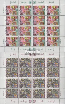 Produktbild von Briefmarken UNO - New York 1983 Mi 438Klb-439Klb Kleinbogen (kompl.Ausg.) postfrisch Menschenrechte Hundertwasser