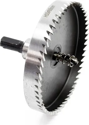 Produktbild von Bohrkrone Lochsäge Lochbohrer Kronenbohrer Dosenbohrer HSS 6542 Stahl Durchmesser 90 mm
