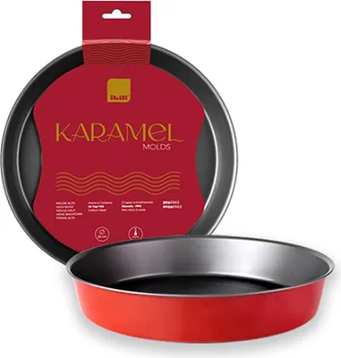Produktbild von Ibili Hohe Karamellform 28 Cm Rot  Rot One Size