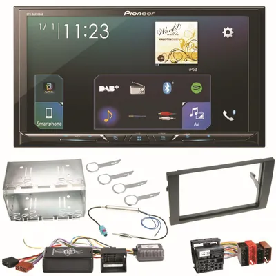 Produktbild von Pioneer SPH-DA230DAB Carplay Android Auto Einbauset für Seat Exeo Audi A4 B7