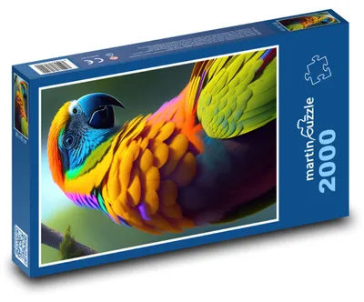 Obrázek produktu pro martinpuzzle - Puzzle 2000 - Barevný papoušek