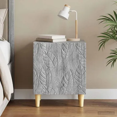 Produktbild von vidaXL Nachttisch Sonoma-Grau 43 x 34,5 x 50 cm Holzwerkstoff