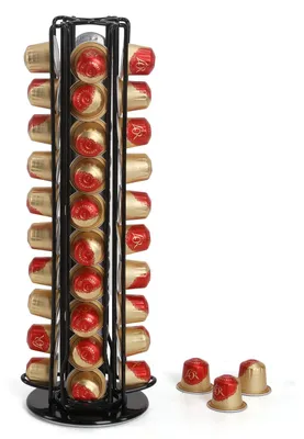 Produktbild von Drehbarer Kapselhalter,Kapselständer zur Aufbewahrung von 40 Kapseln.