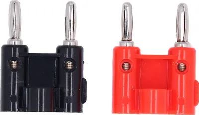 Zdjęcie produktu dla 2 szt. wtyk bananowy 4 mm dwurzędowe złącze krzyżowe Zestaw akcesoriów do głośników audio
