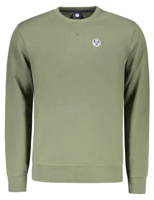 Produktbild von Trendiger grüner Herrenpullover - Langer Ärmel & Rundhals