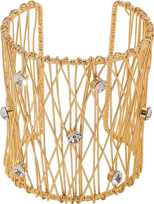 Produktbild von Offenes Armband für Frauen, aushöhlen, Netz, verdrahtet, Strass-Dekor, übertrieben, Punk-Stil, verstellbar, Party, Club, Handgelenk, Armband, Damenschmuck
