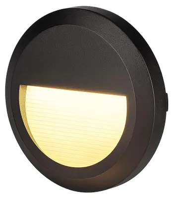 Produktbild von LED Stufenleuchte, IP65, schwarz, rund, D 15 cm