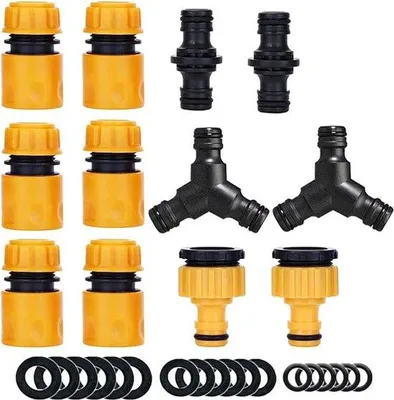 Image de Raccords pour tuyaux d'arrosage, lot de 12 pièces, haute qualité
