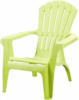 Produktbild von Deckchair Dolomiti lime green Vollkunststoff