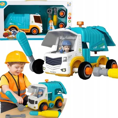 Produktbild von NORIMPEX Müllauto Bastelset Lernspielzeug Fahrzeug für Kinder
