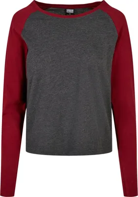 Produktbild von Urban Classics Ladies - RAGLAN Longsleeve charcoal - S