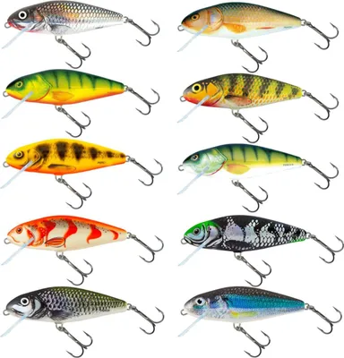 Produktbild von Salmo Perch Wobbler , Salmo Farben:Holo Bleak, Länge/Gewicht/Laufverhalten/Tauchtiefe:12cm / 36g / schwimmend / 2.0-4.0m