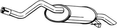 Produktbild von BOSAL 278-423 Endschalldämpfer für RENAULT Thalia I (LB) Auspuff