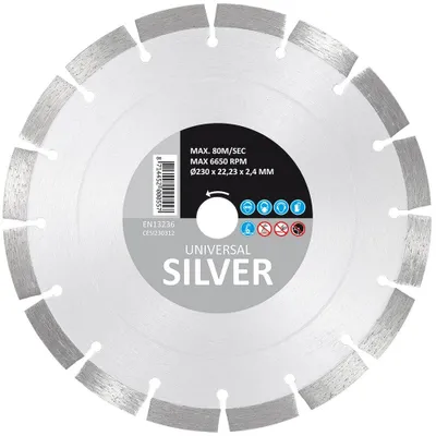 Produktbild von Carat SILVER Dia.-TS Uni. Ø230x22.23 MM