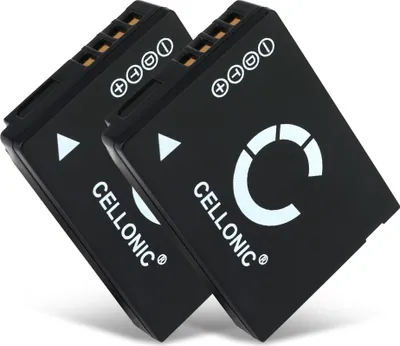 Immagine prodotto di CELLONIC 2x Batteria per Fotocamera Compatibile con Leica V-LUX 20, V-LUX 30, V-LUX 40, 18701 – (890mAh, 3.7V)