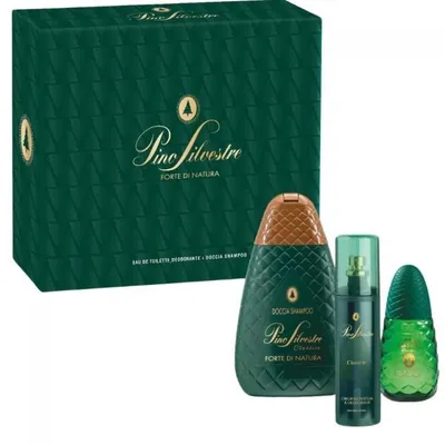 Produktbild von Pino Silvestre Classic Set EdT 75 ml + Deo 125 ml + Duschshampoo 400 ml