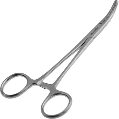 Produktbild von Angelzange Profi | Gebogene Hakenlösezange 16cm aus Edelstahl | Angel Zubehör