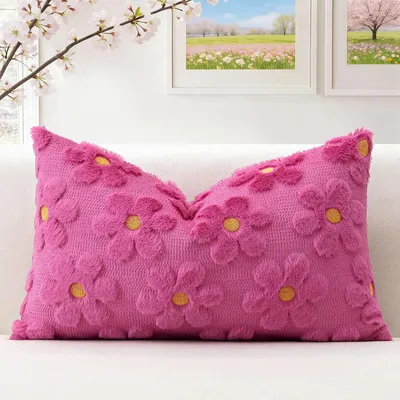 Immagine prodotto di Copertura per cuscino in peluche di velluto, 30 x 50 cm, decorativa per divano