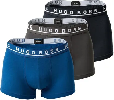 Produktbild von HUGO BOSS Herren Boxershorts 3er Pack, Pants Boxer Trunk 3P 4 (Gr. Small)