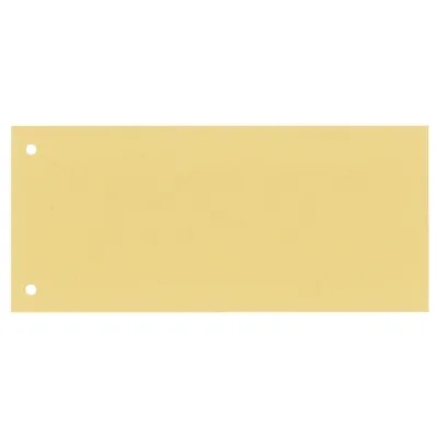 Produktbild von DONAU Trennstreifen DONAU gelb, 190 g/qm Karton 23,5 x 10,5 cm, 100 St.