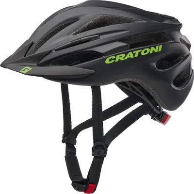Produktbild von Cratoni Fahrradhelm Pacer JR Mountainbike Jugendhelm Familienhelm Bikehelm 250g : black-lime : XS-S (50-55 cm)