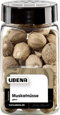 Produktbild von Ubena Muskatnüsse ganz herzhaftes reichhaltiges Aroma Packung 250g