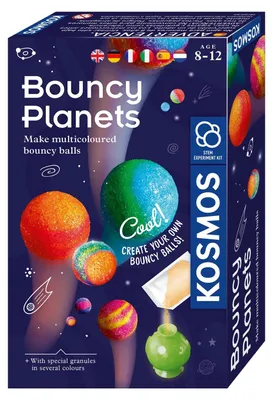 Produktbild von KOSMOS Flummi-Planeten / Bouncy Planets, Experimentierkasten, Kinder, Mehrsprachig, 616960