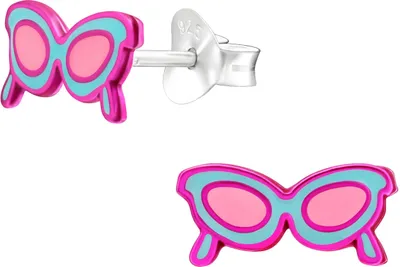 Produktbild von Ohrringe Ohrstecker 925 Sterling Silber mit Sonnenbrille