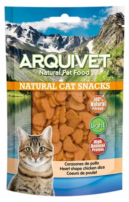 Imagen del producto de Corazones de pollo Arquivet, 50 g, 1 unidad (1 unidad)