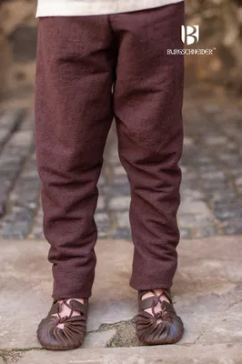 Produktbild von Kinder Mittelalterhose Wikinger Thorsberghose Ragnarsson Braun 140