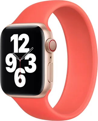 Produktbild von Silikon Solo Loop für das Apple Watch | 44/45/46/49 mm - Größe 7 - Pink Citrus