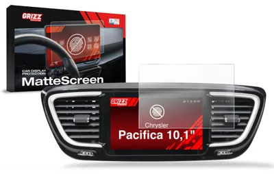 Produktbild von Matte Autodisplayfolie für Chrysler Pacifica (2020-2026), Grizz Protector