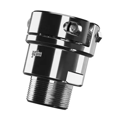 Produktbild von GEBO minigebo Kompaktadapter MS vernickelt - AG 1 Zoll x Ø 33,7 mm - für Stahlrohr